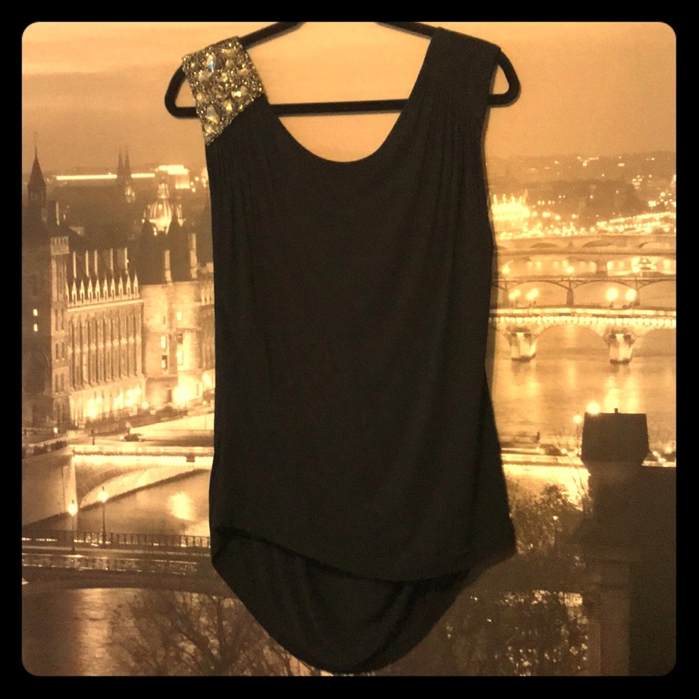 Twelfth Street by Cynthia Vincent embellished top